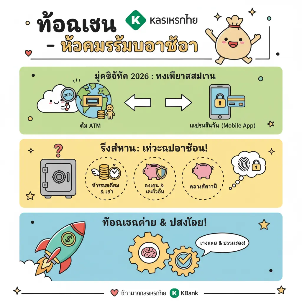 ถอนเงิน - ธนาคารกสิกรไทย