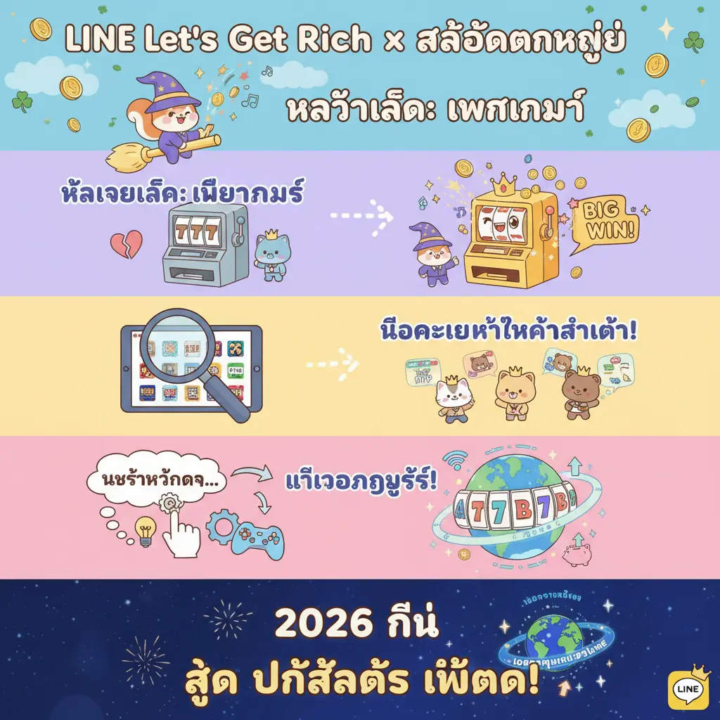 สูตร ปั่นสล็อต ให้แตก - LINE Lets Get Rich